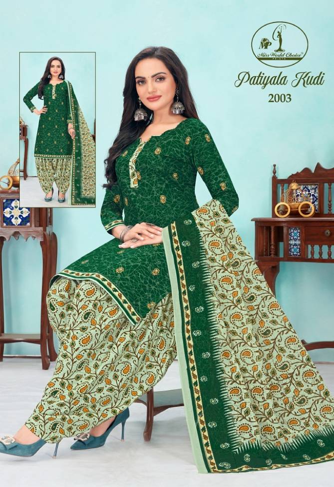 Patiyala Kudi Vol 2 By Miss World 2001 2010 Dress Material Exporters In India